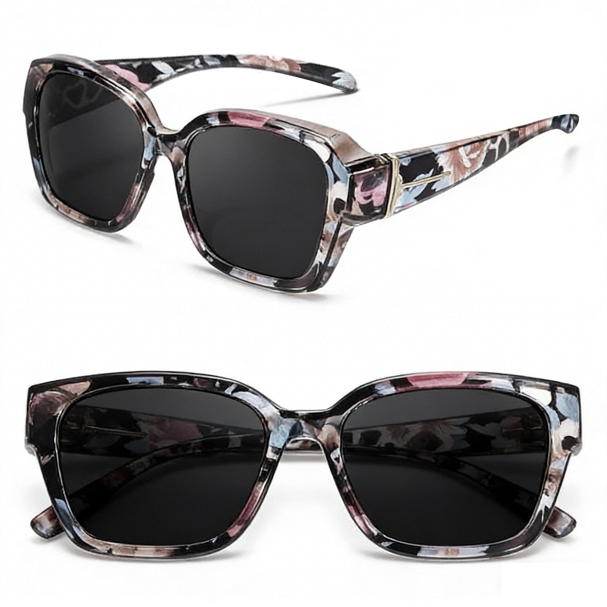 🎉LAST DAY - BUY 1 GET 1 FREE😎2026 New Polarized UV400 Protection Trendy Round Cat-eye Sunglasses 🕶️