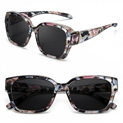🎉LAST DAY - BUY 1 GET 1 FREE😎2026 New Polarized UV400 Protection Trendy Round Cat-eye Sunglasses 🕶️