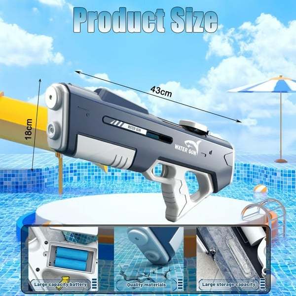 🏆Flash Sale⚡ 50K+ SOLD!🔥 Automatic Water Suction Gun, Waterproof Design