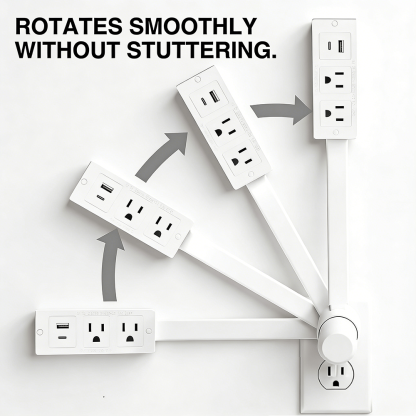 🔌 Extendable Power Outlet – Reach Power Anywhere, Instantly