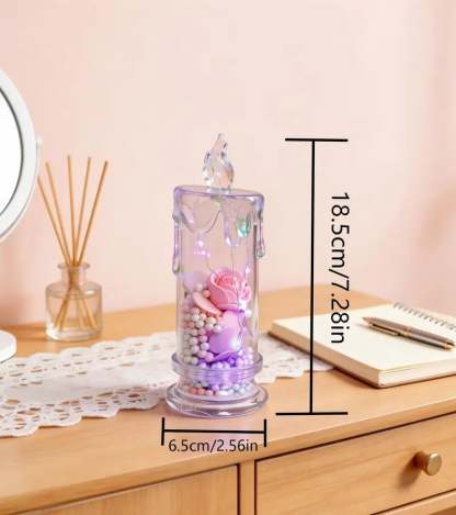 🌹Realistic Rose Candle Lights — Battery-Powered, Smoke-Free LED Roses for Home Decor, Weddings, Parties & Gifts ✨