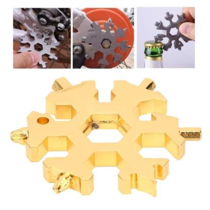 🎁New Multifunctional 18-in-1 Snowflake Wrench