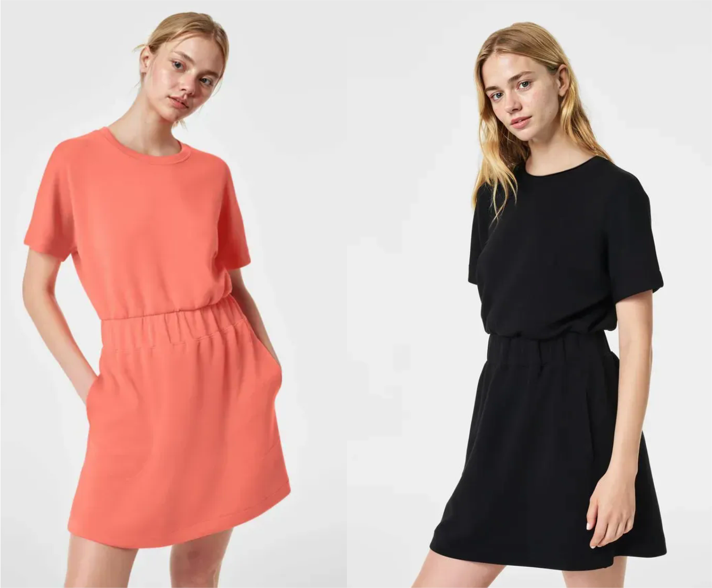 AirEssentials Cinched T-Shirt Dress (Buy 2 Free Shipping)