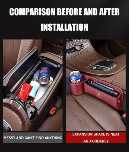 ?Starting from 50% off?Exclusive Logo Leather Car seat Storage Box