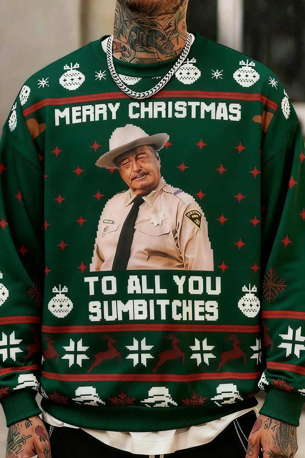 Smokeyandthebandit Christmas Printed Sweatshirt