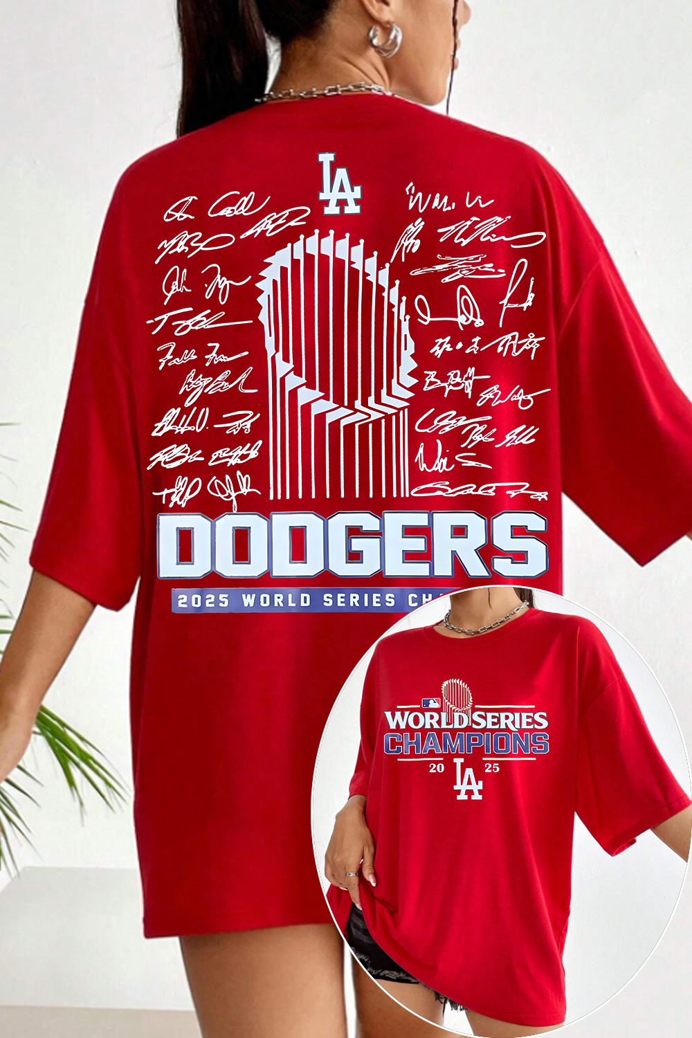 Dodgers 2025 World Series Champions Women Shirt