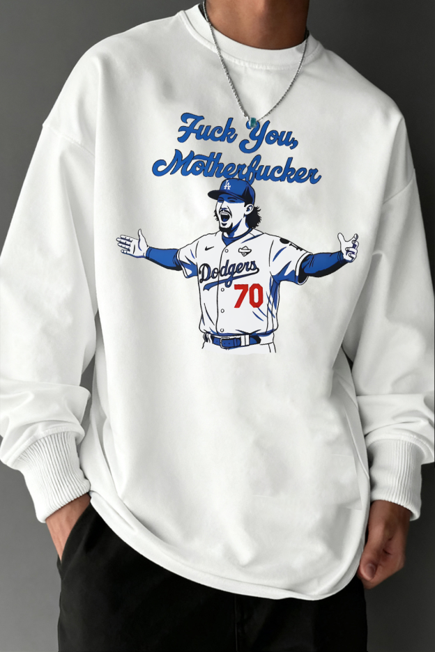 Worldseries Round Neck Long-Sleeved T-Shirt