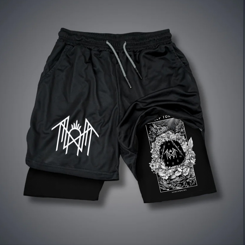 Unisex Sleep Token Printed Sports  Gym Shorts