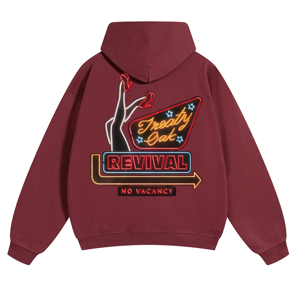 Unisex Treaty Oak Revival Pure Cotton Hoodie