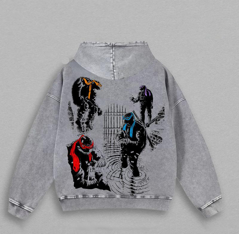 Teenage Mutant Ninja Turtles Retro Washed Hoodie