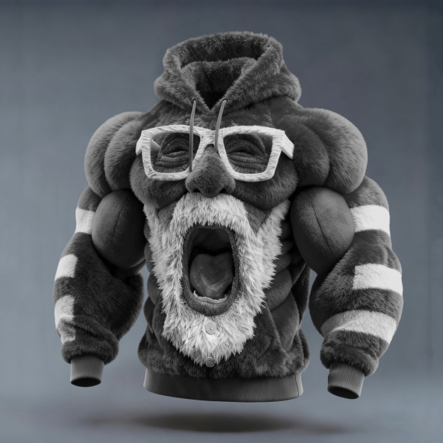 Ugly Christmas Sweater Funny Santa Claus Hooded Hoodie