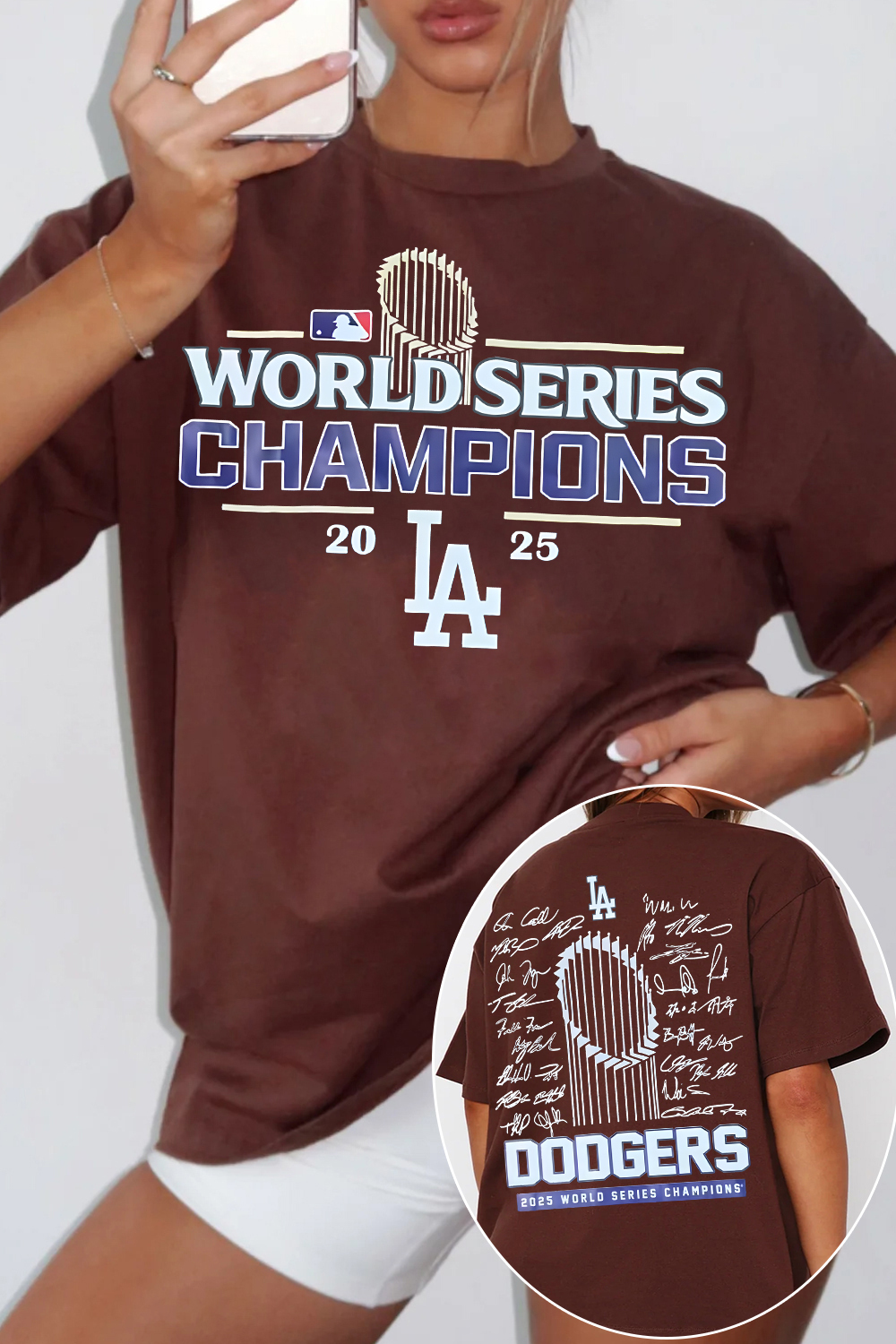 Dodgers 2025 World Series Champions Women Shirt