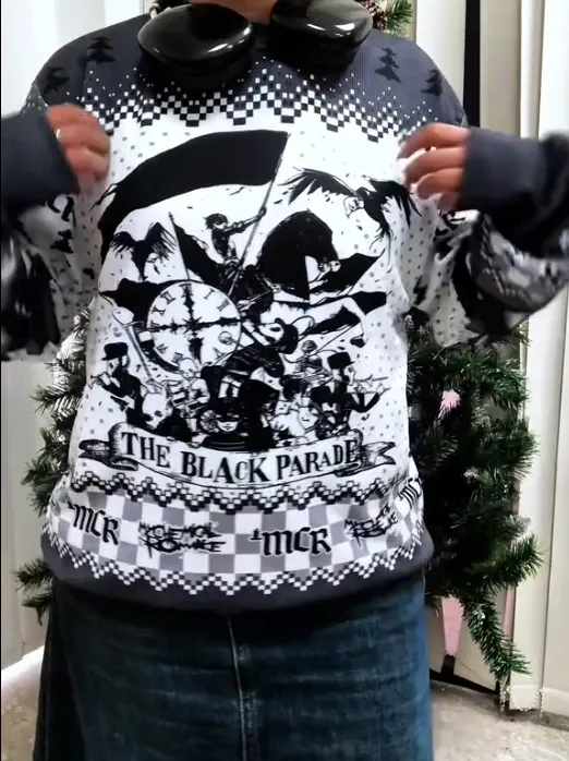 My Chemical Romance The Black Parade Ugly Christmas Sweatshirt