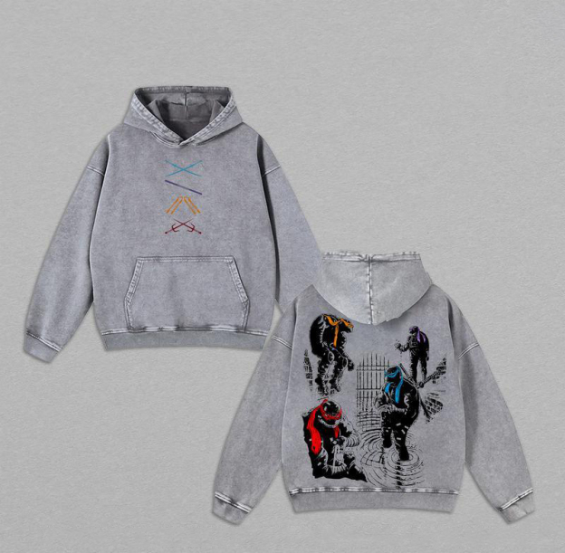 Teenage Mutant Ninja Turtles Retro Washed Hoodie