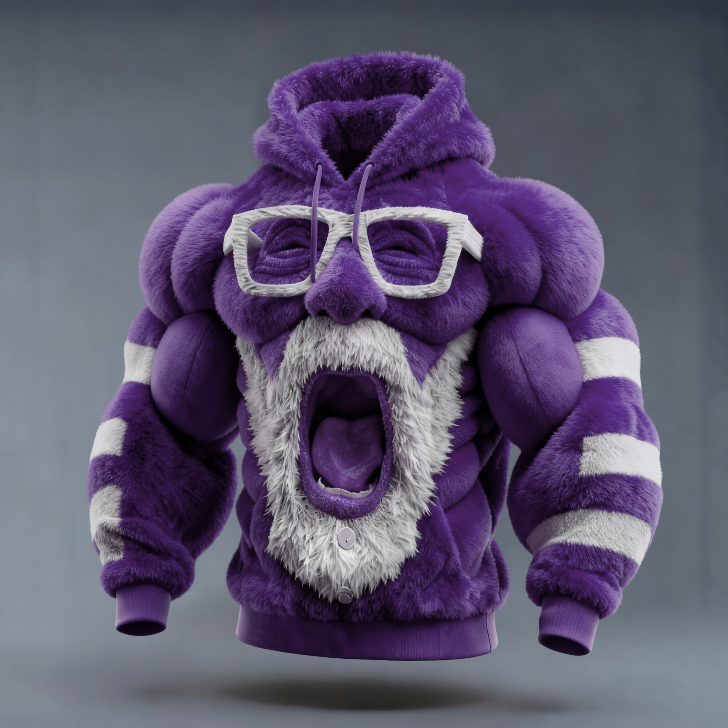 Ugly Christmas Sweater Funny Santa Claus Hooded Hoodie