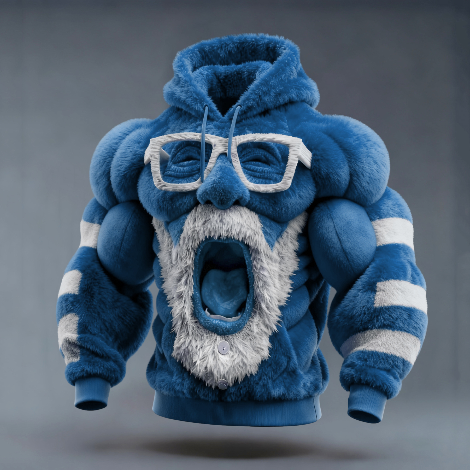 Ugly Christmas Sweater Funny Santa Claus Hooded Hoodie