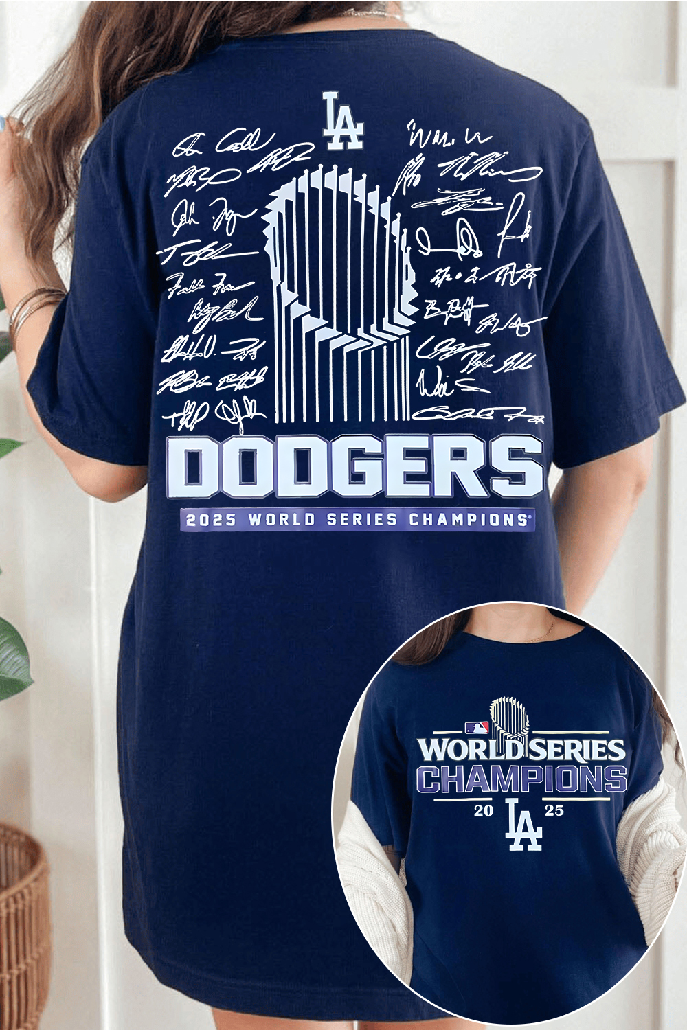 Dodgers 2025 World Series Champions Women Shirt