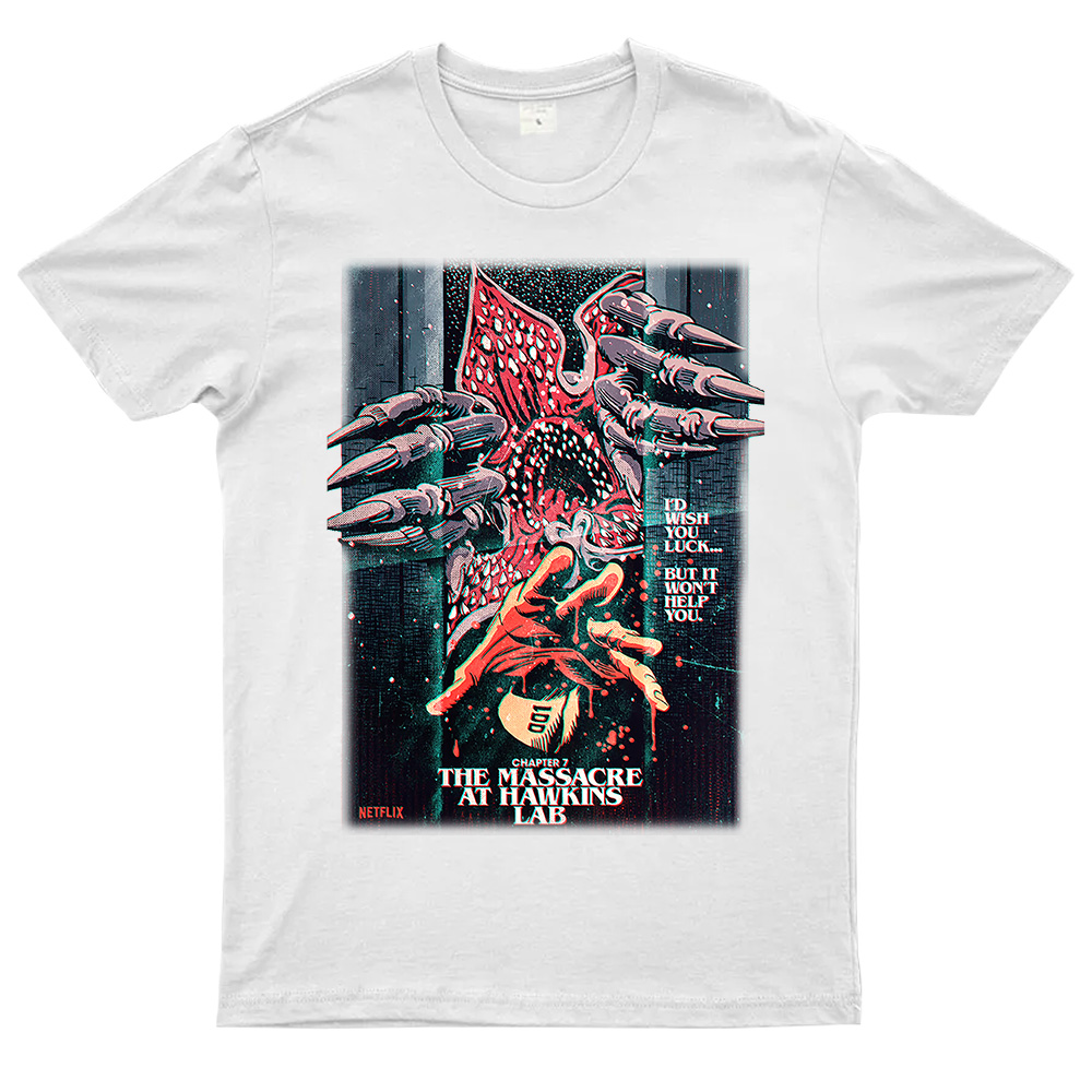 Stranger Things Hawkins Lab Massacre Unisex T-shirt