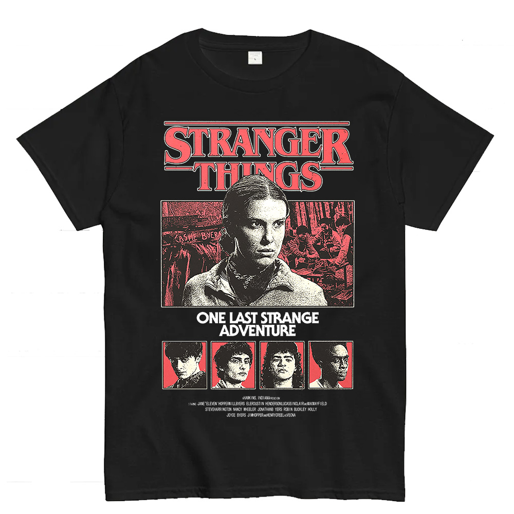 Stranger Things Season 5 Character Showcase - Unisex Cotton T-Shirts