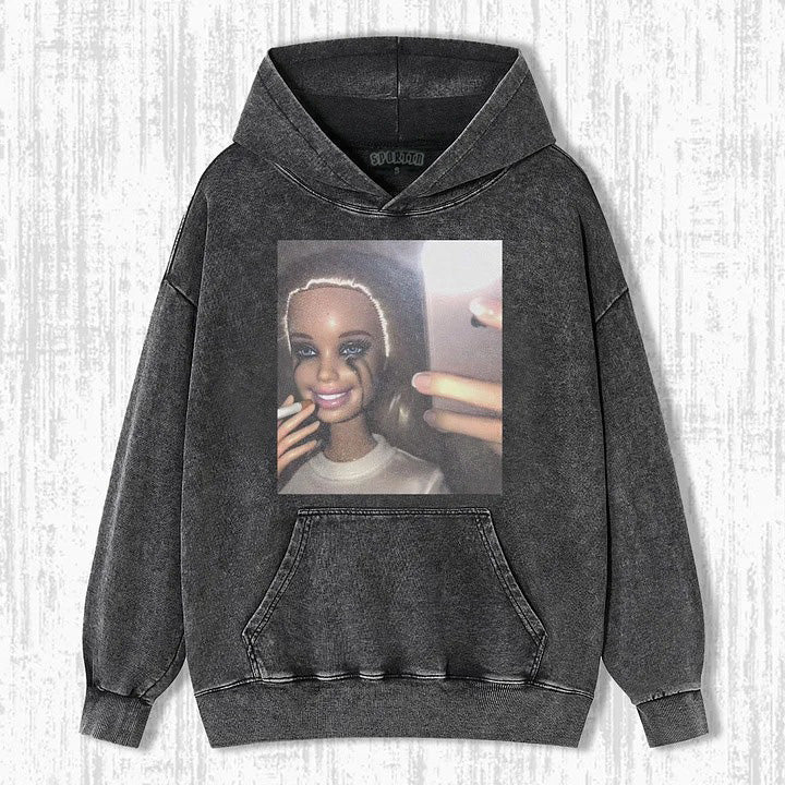 DOLL GIRL MEME SWEATSHIRTS & HOODIES
