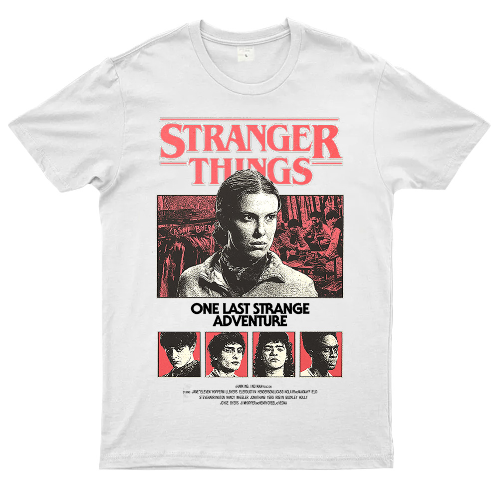 Stranger Things Season 5 Character Showcase - Unisex Cotton T-Shirts