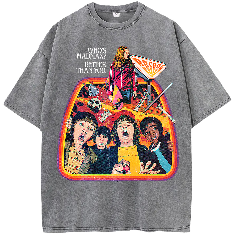 Stranger Things Season 2 Max Mayfield: Who's the Furyman? Unisex Washed T-Shirt