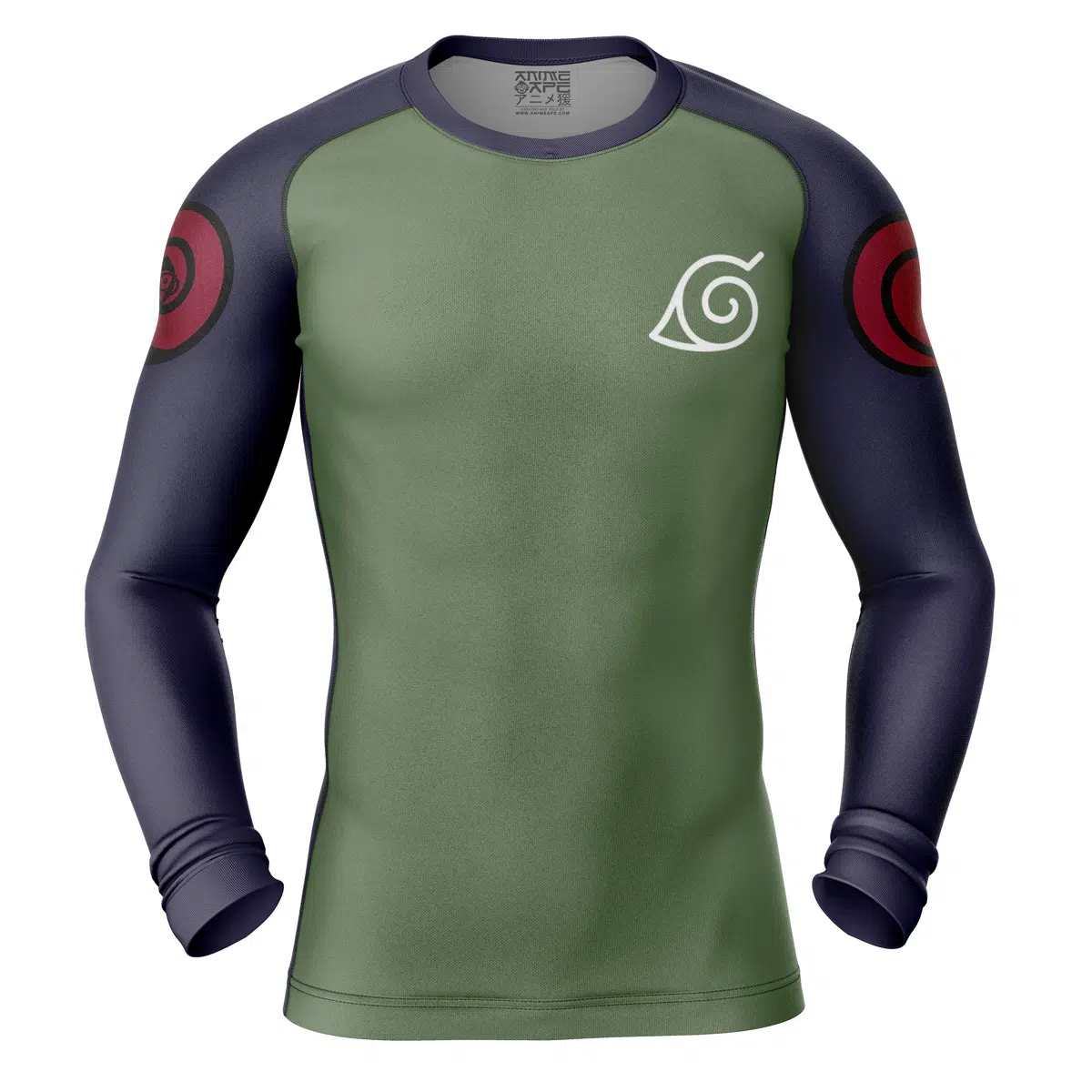 Jonin Rash Guard Konohagakure Jonin Uniform Shippuden Long Sleeve Rash Guard Compressio ...