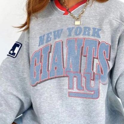 [Copy]Minnesota Vikings V-Neck Long Sleeve Retro Oversized Sweatshirt