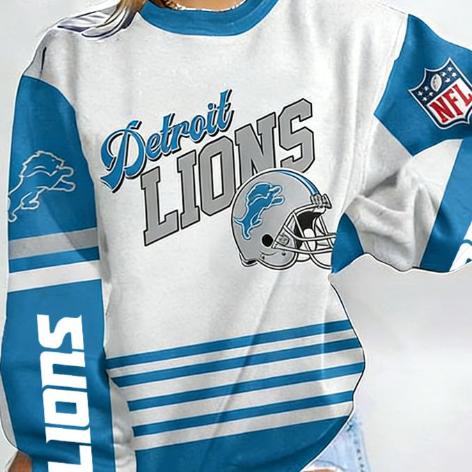 [Copy]Women's Cleveland Browns Football Print Color Blocking Long-Sleeved Sweatshirt