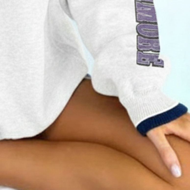 [Copy]Women's Vintage Dallas Cowboys Football Print V-Neck Long-Sleeved Sweatshirt