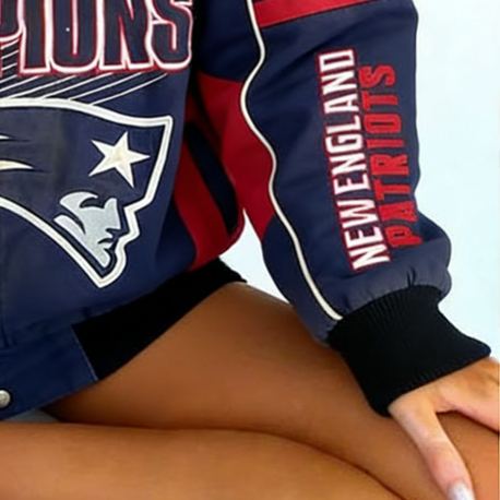 [Copy]Denver Broncos Football Team Printed Legacy Orange Jacket 