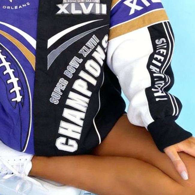 [Copy]Retro San Francisco 49ers Football Team Printed Long-Sleeve Zip-Up Jacket