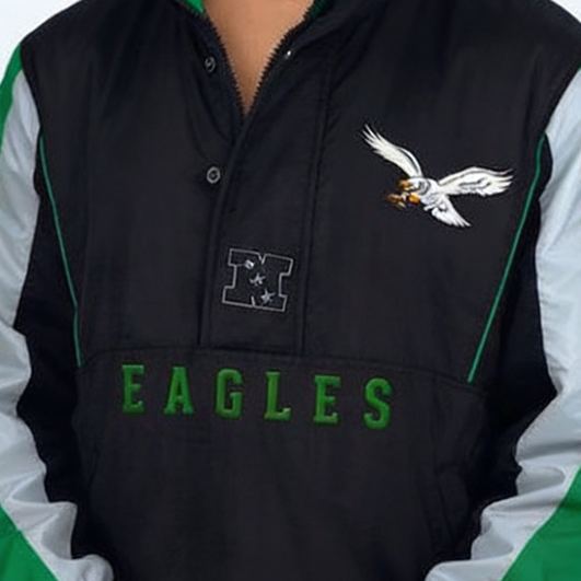 [Copy]New Orleans Saints Football Zipper Button Long-Sleeve Sweatshirt Jacket