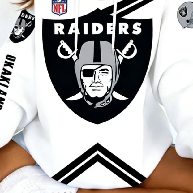 [Copy]Carolina Panthers Football Print Color-Block Long-Sleeved Hoodie