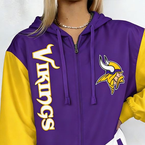 [Copy]Philadelphia Eagles Football Print Color-Block Long-Sleeved Hoodie