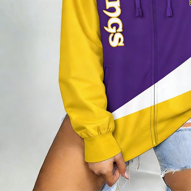 [Copy]Philadelphia Eagles Football Print Color-Block Long-Sleeved Hoodie