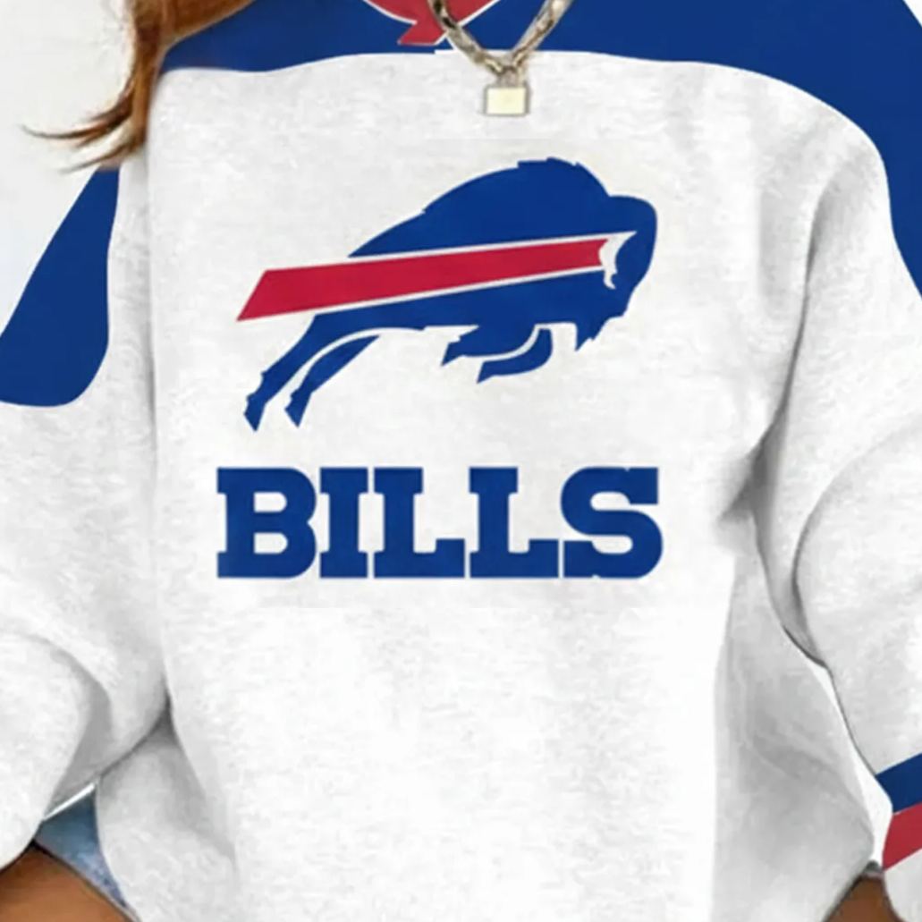 [Copy]Vintage Indianapolis Colts Football Print V-Neck Long-Sleeved Sweatshirt