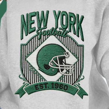 Women's Vintage Dallas Cowboys Football Embroidery V-Neck Long-Sleeved Sweatshirt