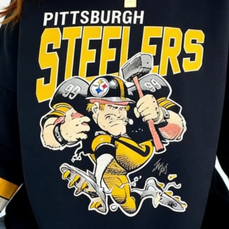 [Copy]Women's Vintage San Francisco 49ers Team Football Print Crew Neck Sweatshirt