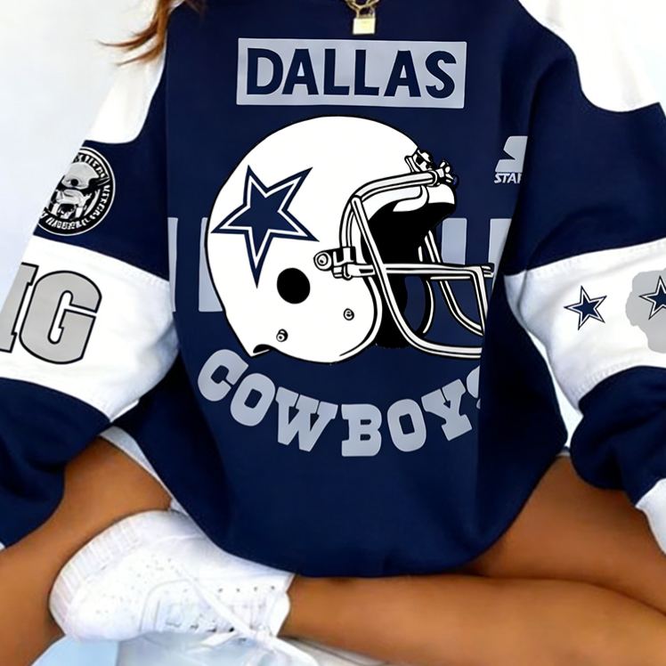 [Copy]Women's Vintage Green Bay Packers Football Embroidery Crew Neck Long-Sleeved Sweatshirt