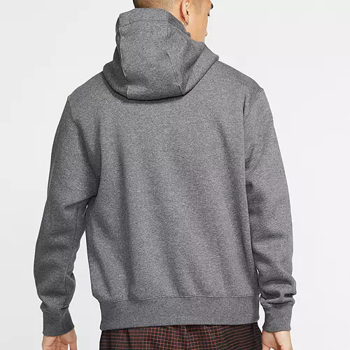 Nike Men's Dark Gray Sportswear Club Fleece Hoodie