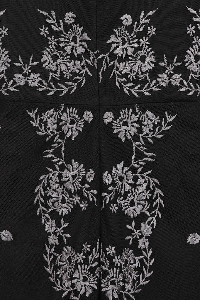 Embroidered Hanky Hem Dress