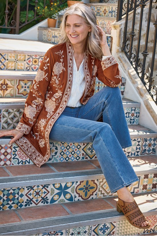 Faux Suede Jacket