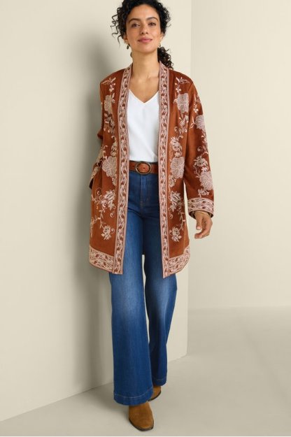 Faux Suede Jacket
