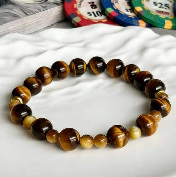Yellow Tiger Eye Protection Energy Bracelet