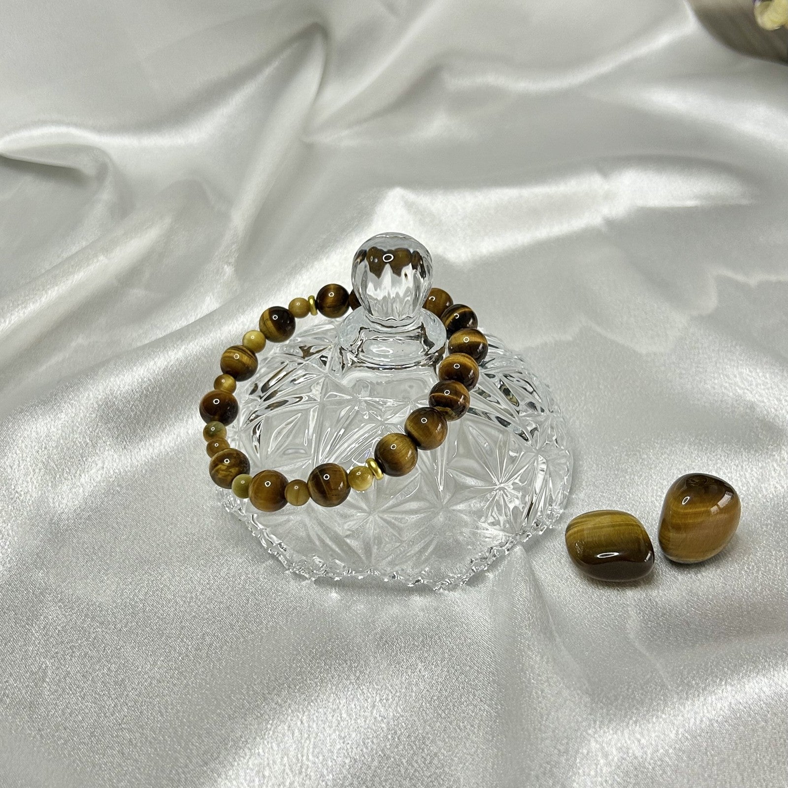 Yellow Tiger Eye Protection Energy Bracelet