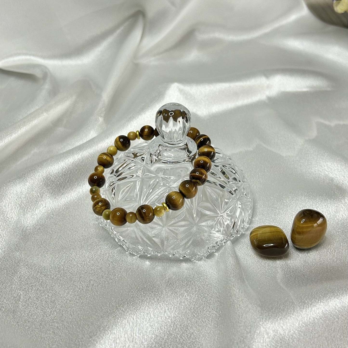 Yellow Tiger Eye Protection Energy Bracelet