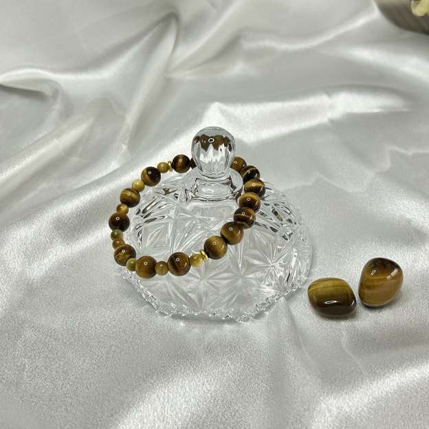 Yellow Tiger Eye Protection Energy Bracelet