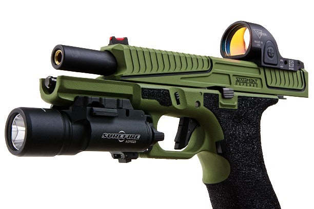 Ehobby Custom Olive Thunder GBB Airsoft Pistol toy