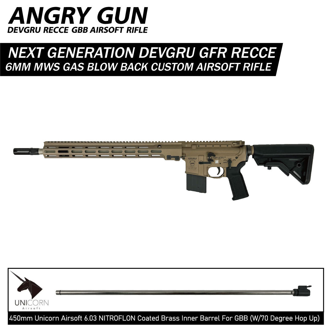 ANGRY GUN DEVGRU RECCE CUSTOM GBB RIFLE TOY